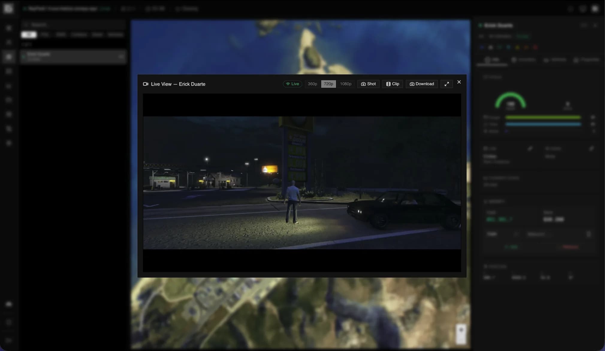 Live player preview.